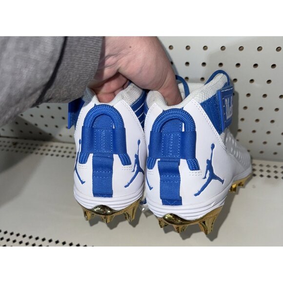 Jordan Force Savage Pro 2 UCLA Bruins PE Mens Football Cleats Size 12.5 White - Picture 3 of 12